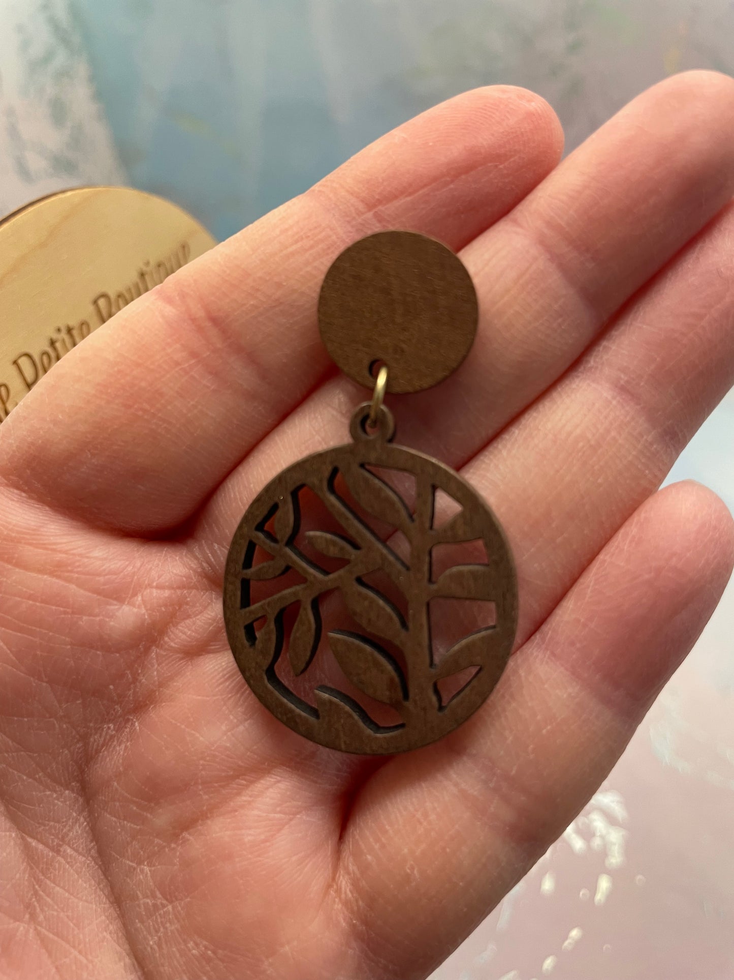 Woodland Leaf Cutout Earrings