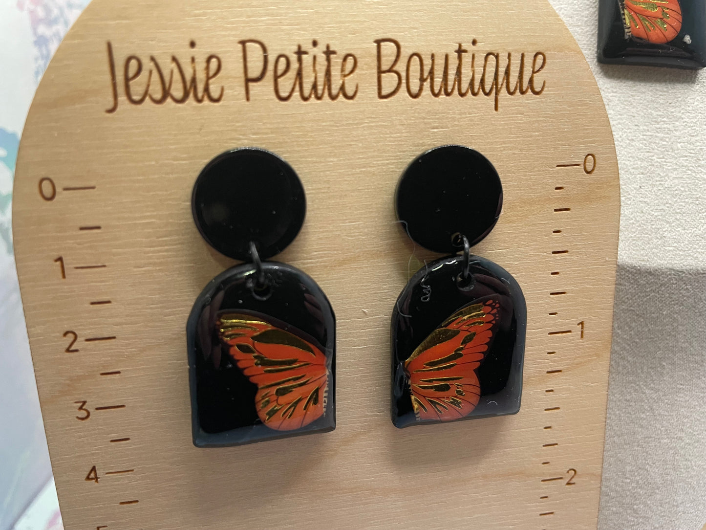Orange Butterfly Arch Set