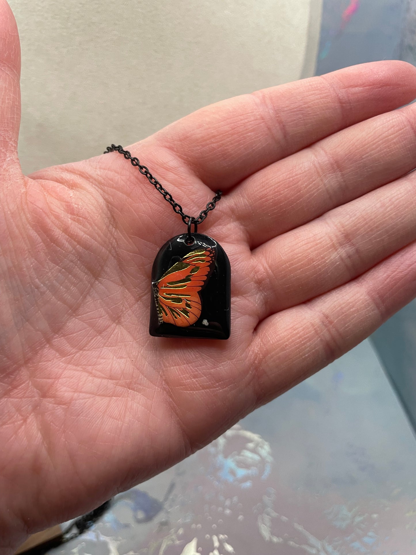 Orange Butterfly Arch Set