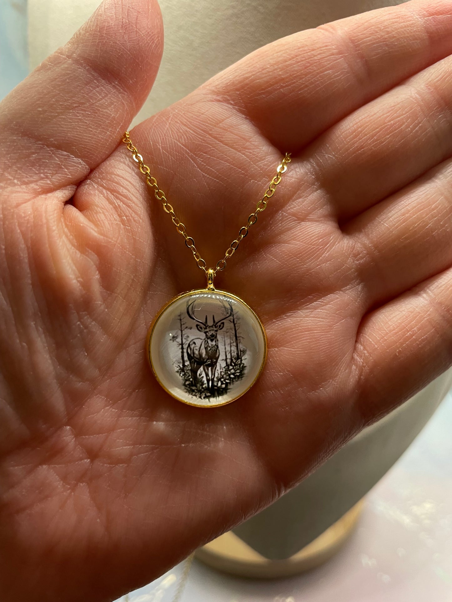 Gold Bezel Wildlife SET