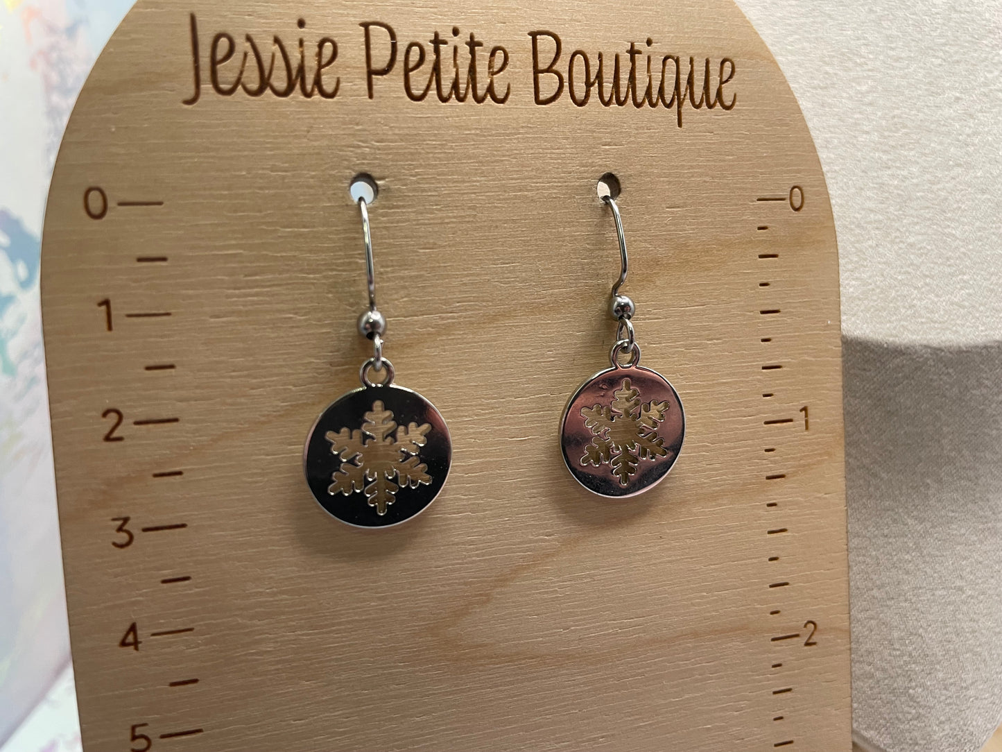 Ensemble flocon de neige argentée 18''