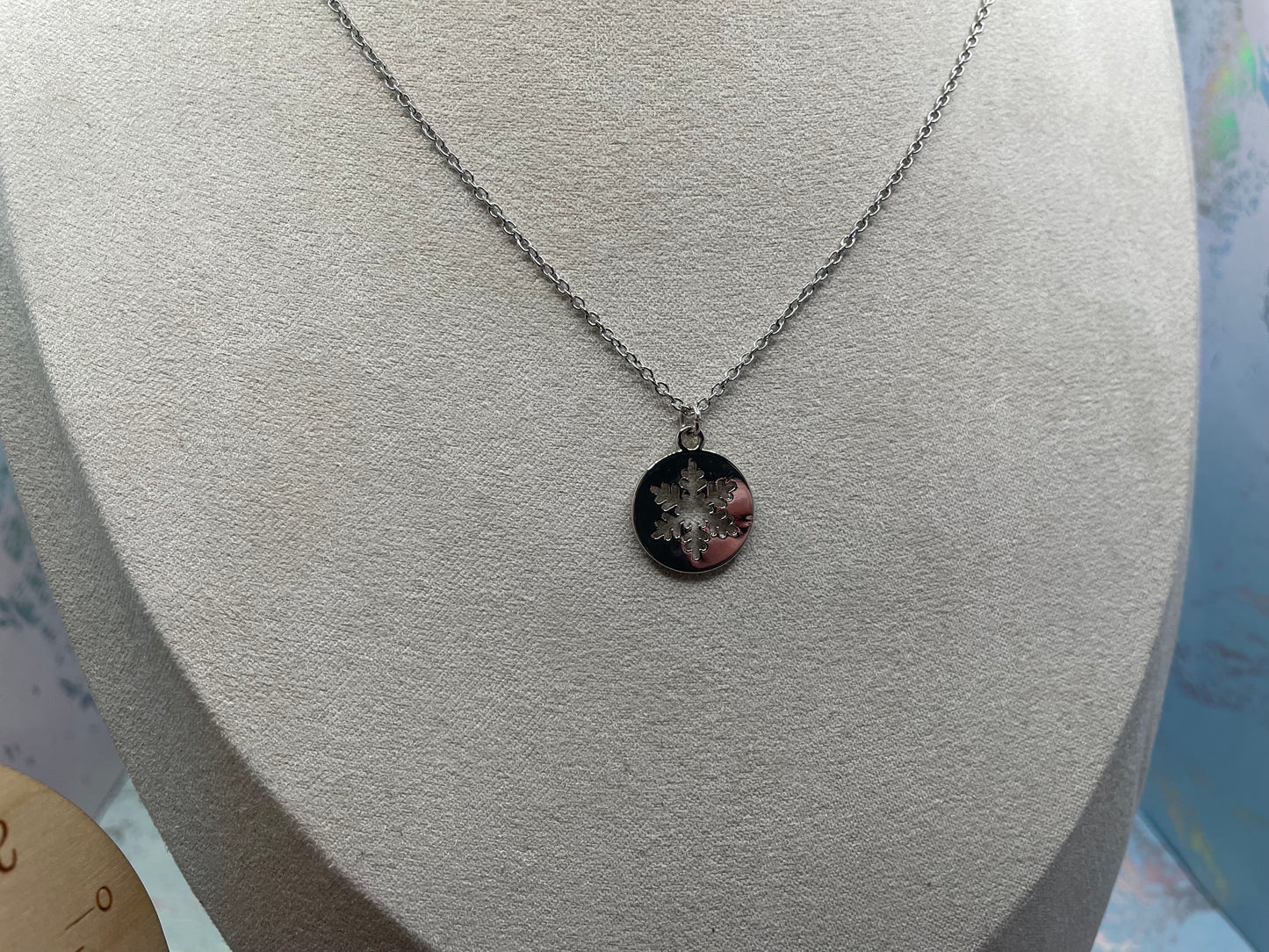 Ensemble flocon de neige argentée 18''