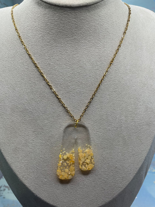 Golden Cascade Anahe Necklace