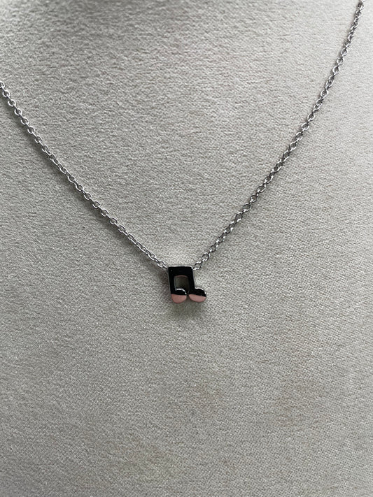 Silver Music Note Necklace