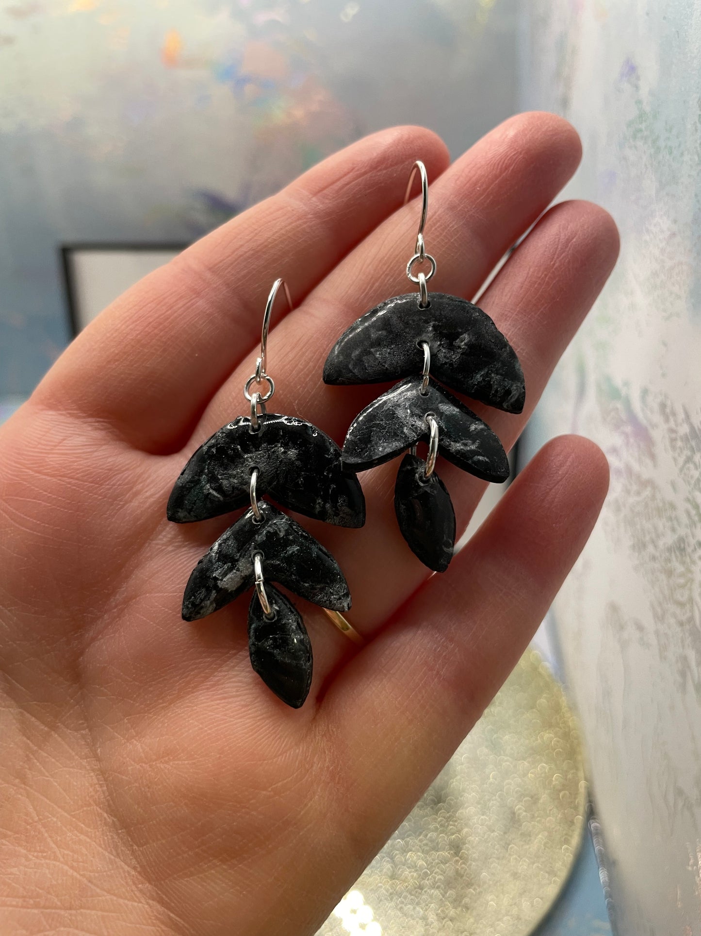 fleur d'argile noire et grise - sans nickel