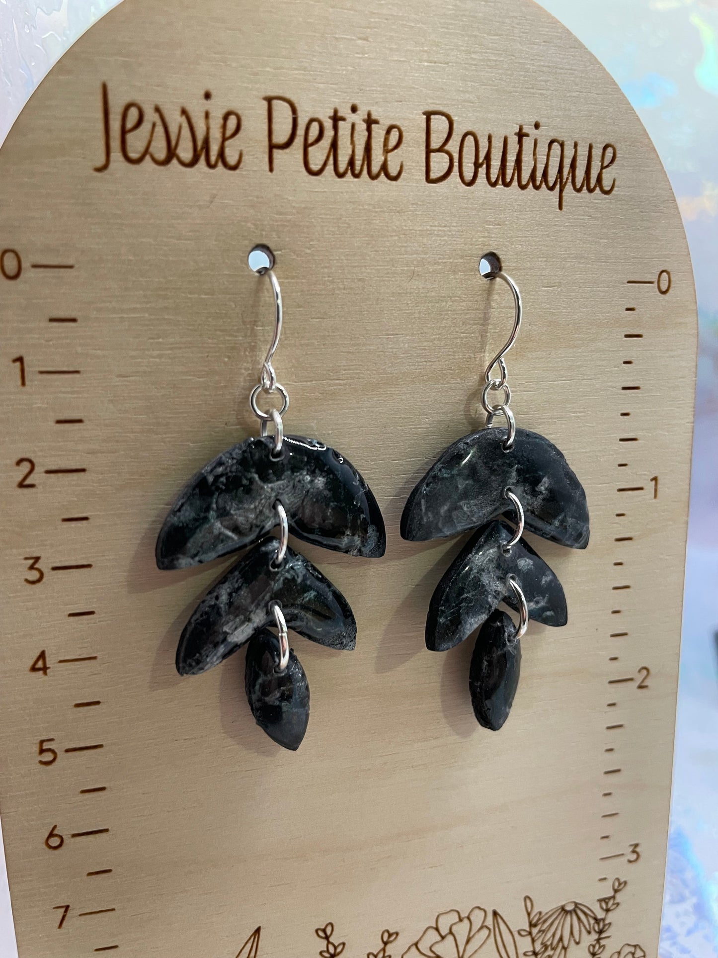 fleur d'argile noire et grise - sans nickel