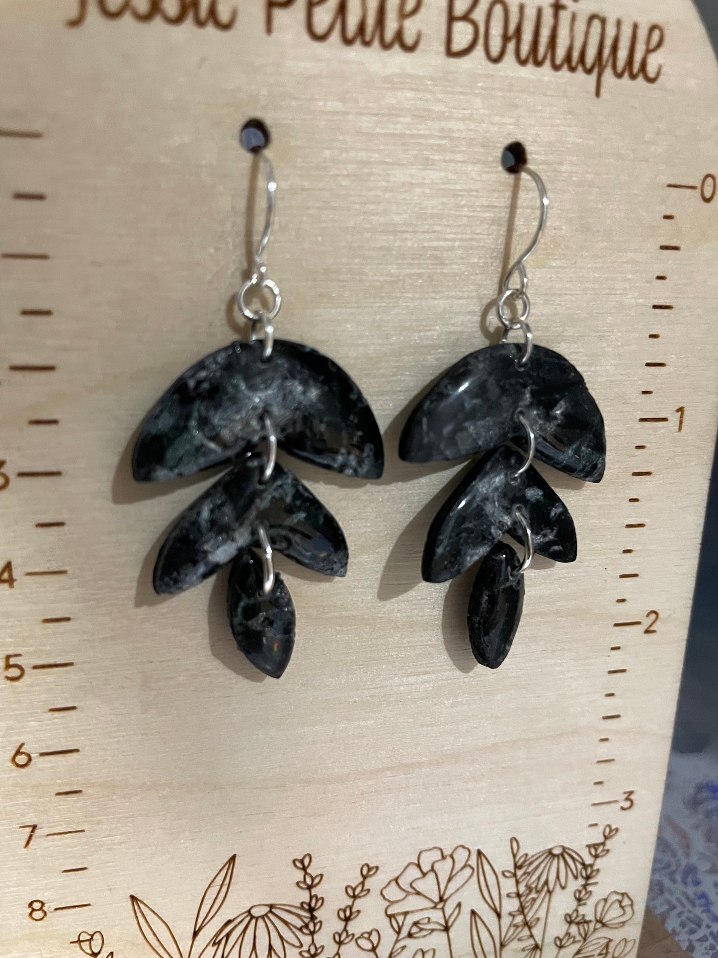 fleur d'argile noire et grise - sans nickel