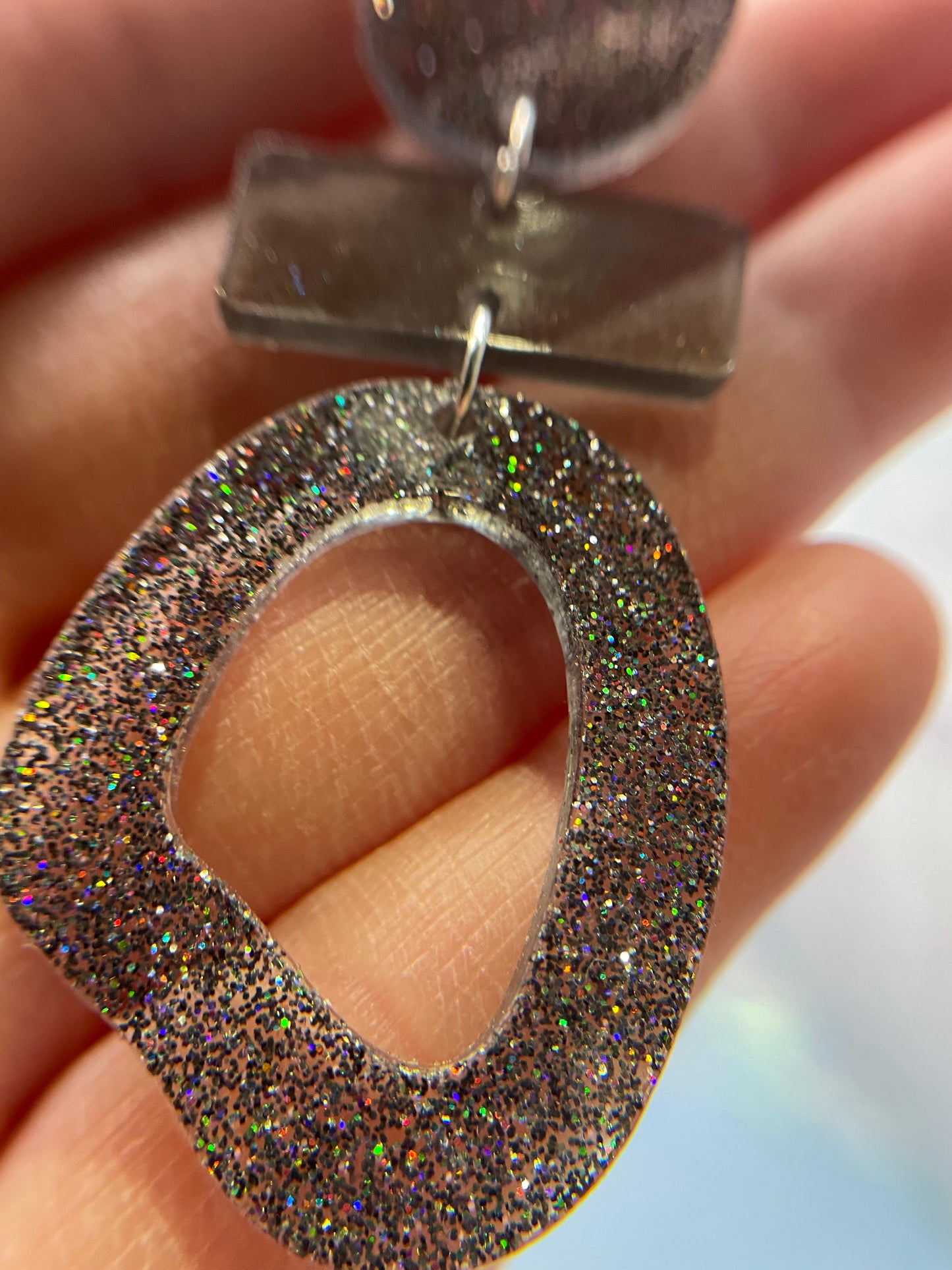 Angel: boucle d'oreilles plastique/hypoallergéniques