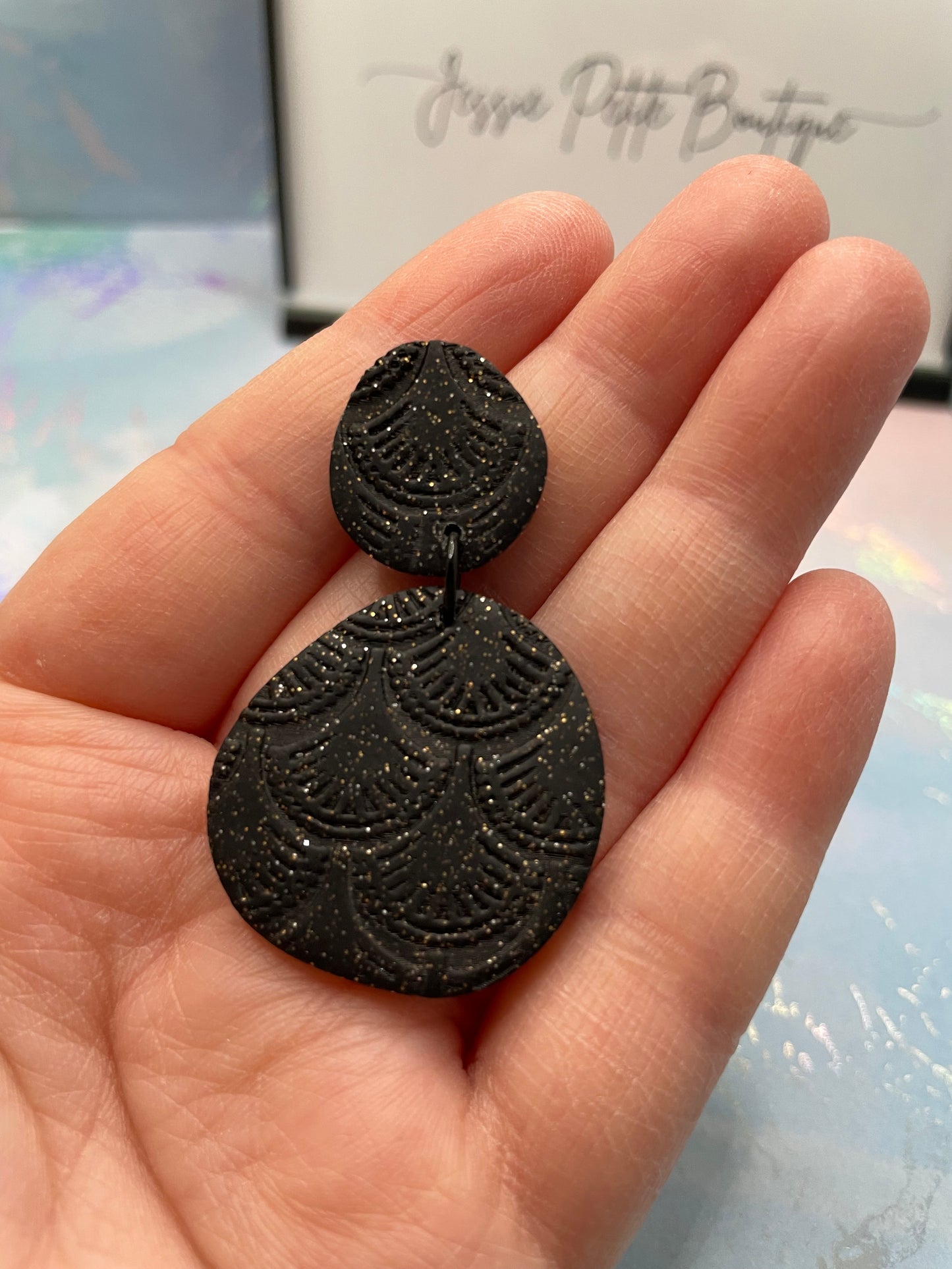 Twinkle Organic Round Earrings-Nickel Free