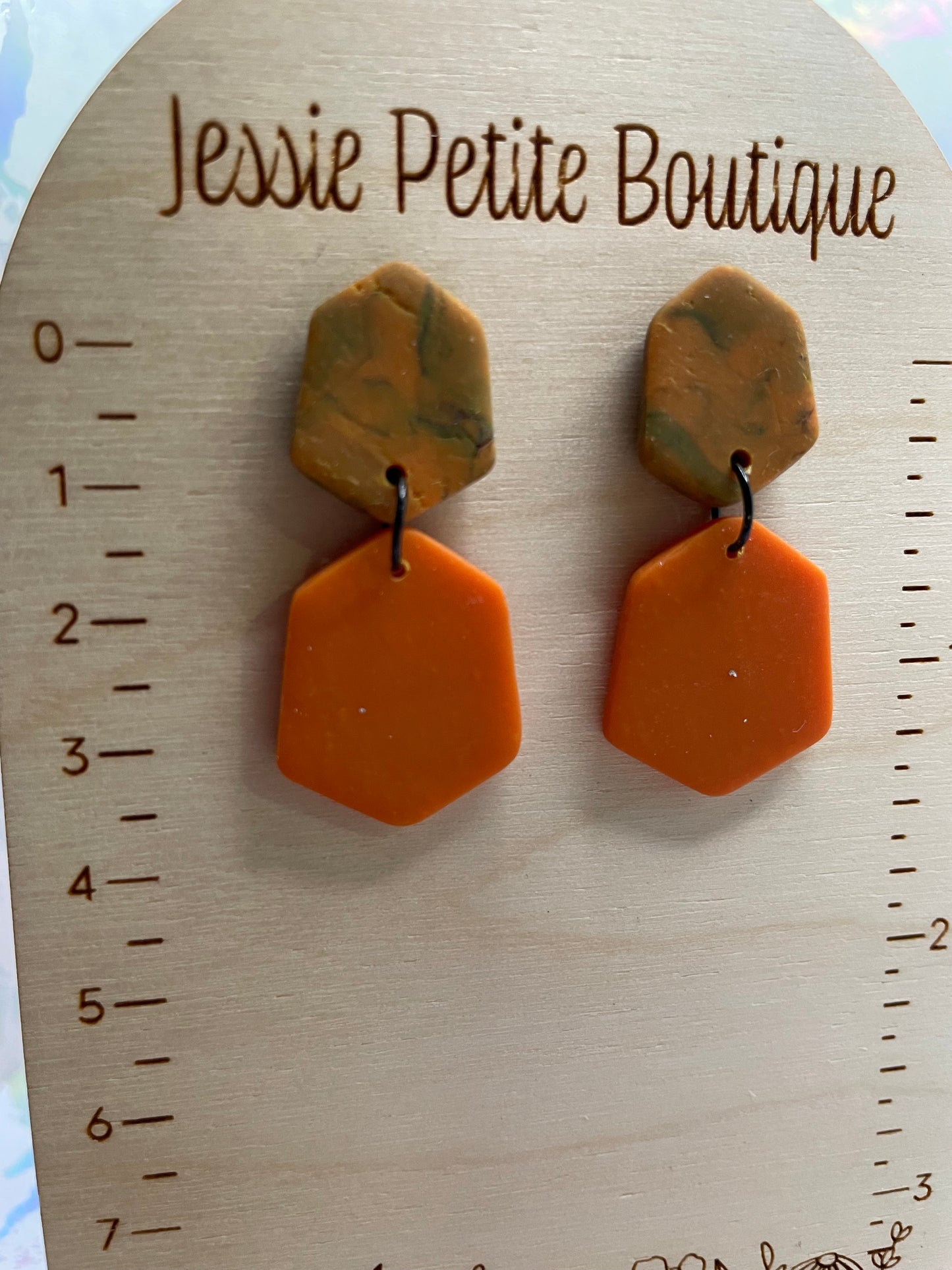 Taylor : marbrée orange - Sans nickel