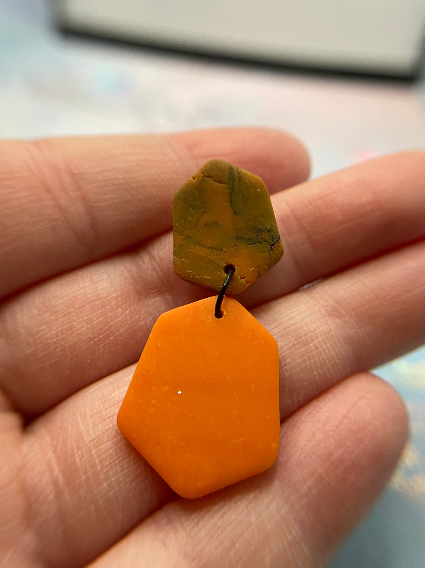 Taylor : marbrée orange - Sans nickel