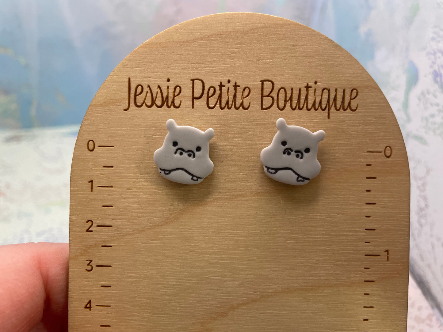 Bouton d’oreille Hippopotame
