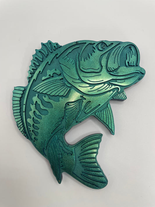 Fish Magnets – Handmade Resin with Metallic Finish