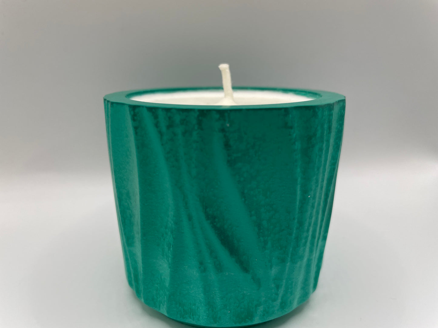 Green Eco-Resin Candle – Clean Lemon Soy Wax