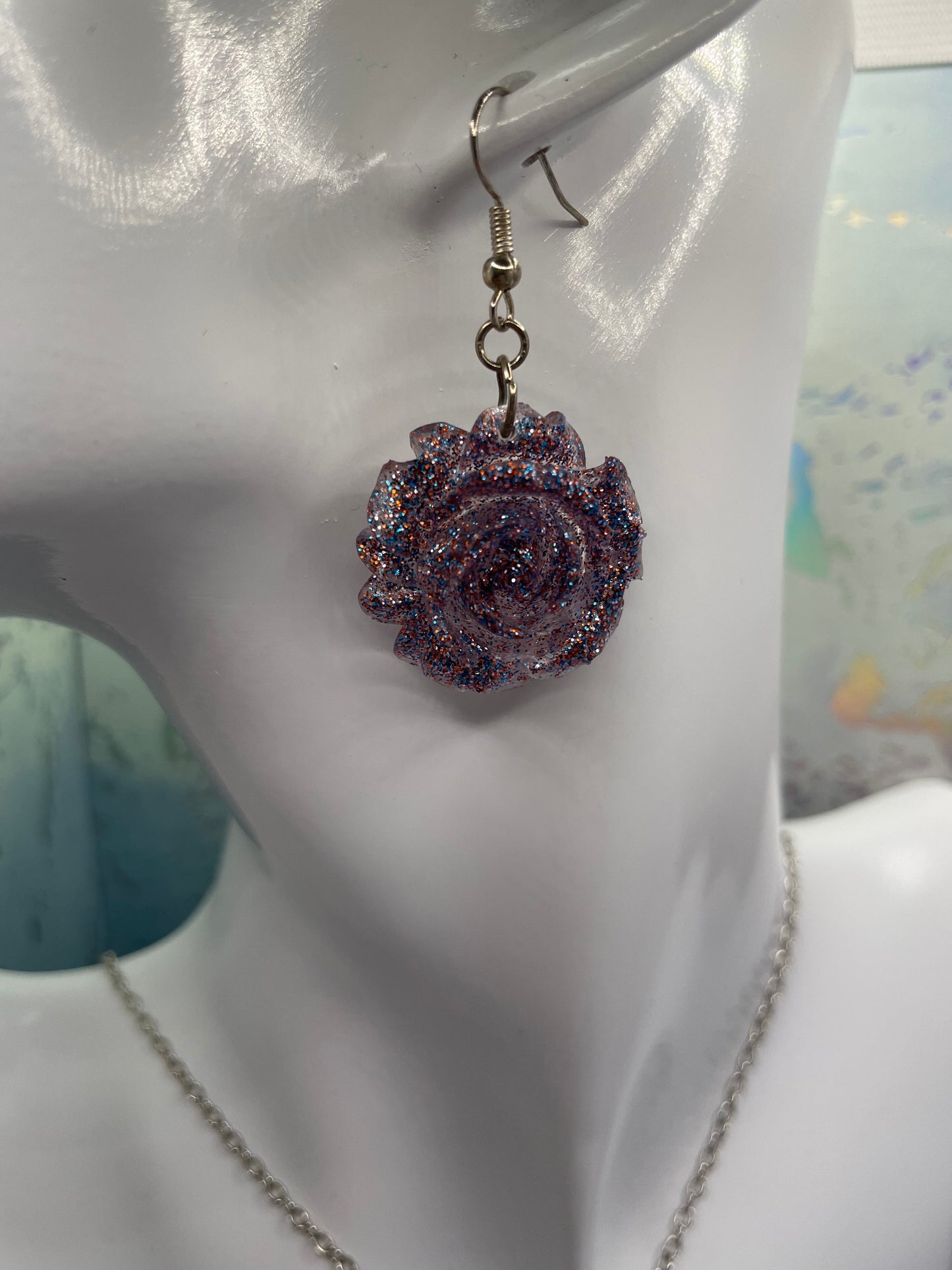 Ensemble roses scintillantes- 22''