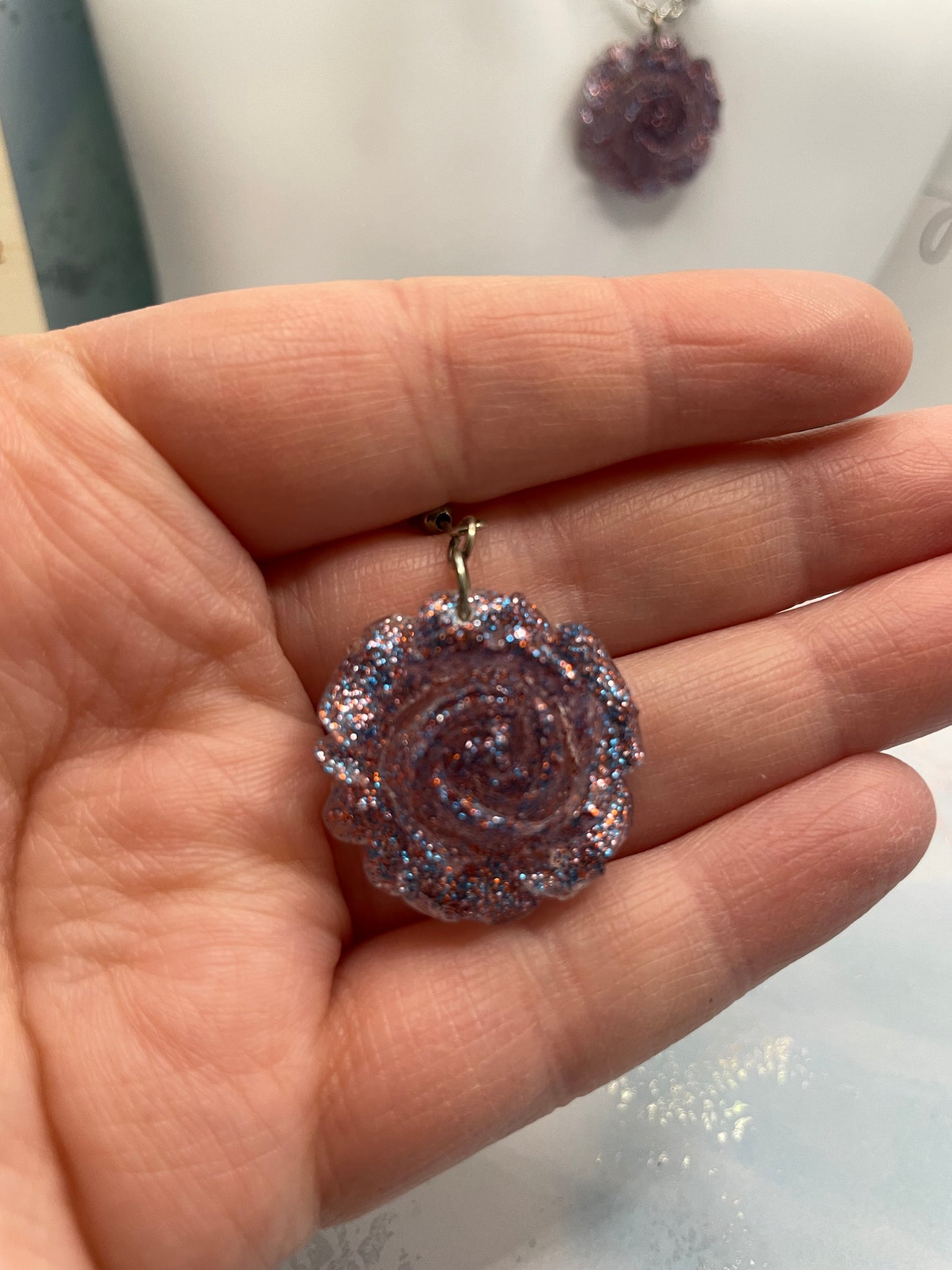 Ensemble roses scintillantes- 22''