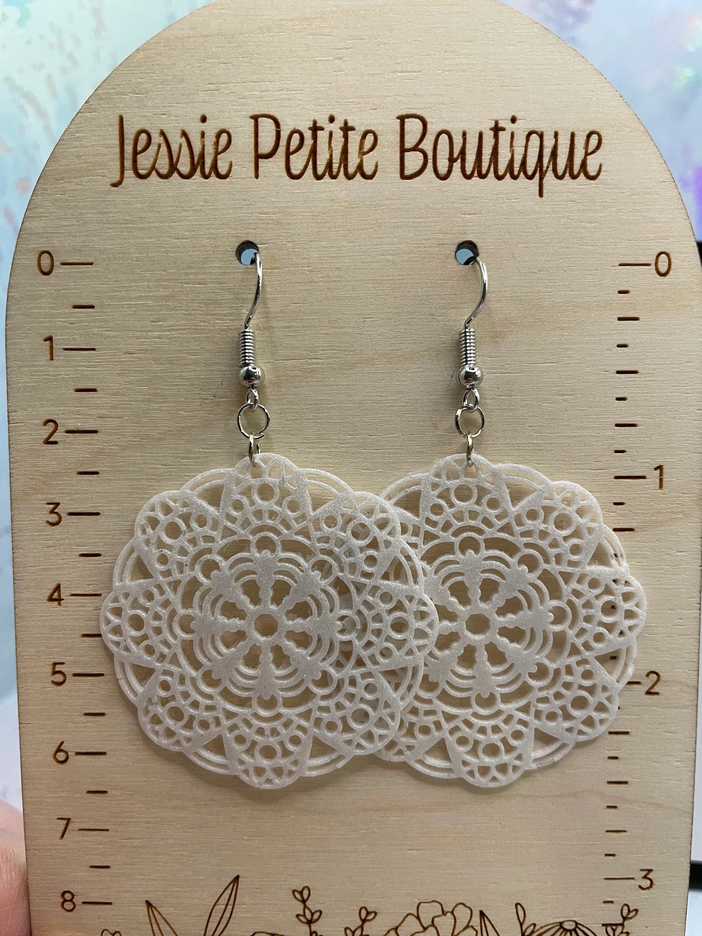 Small Clay Mandala Earrings