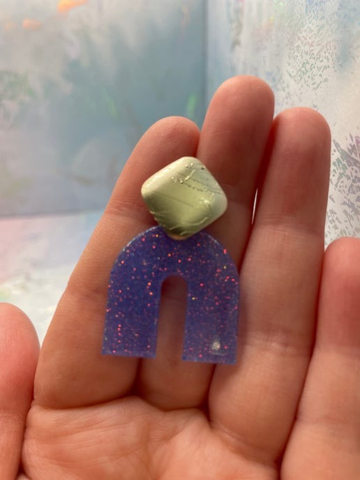 Boucles d'oreilles arche brillante - Sans Nickel 