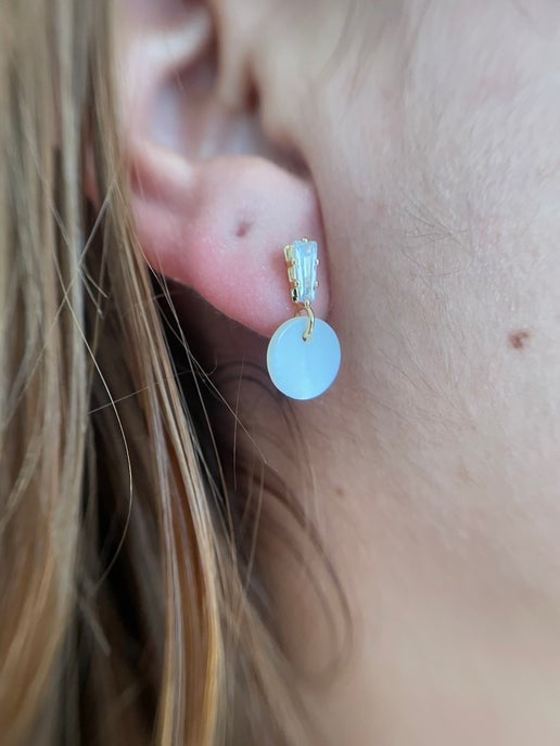 Dainty Shell Stud Earrings