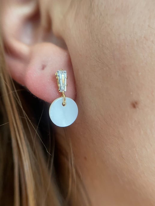 Dainty Shell Stud Earrings