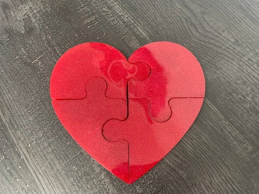 Heart Puzzle (4 Pieces)