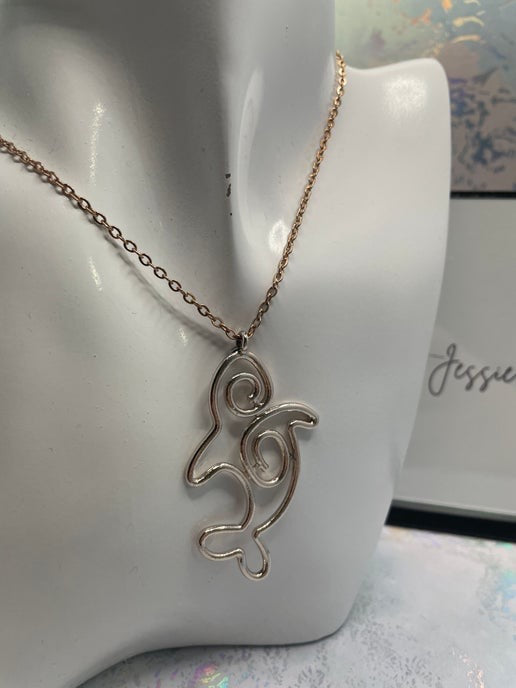 Collier Grosse Baleine - 27'' - Acier Inoxydable+Sans Nickel