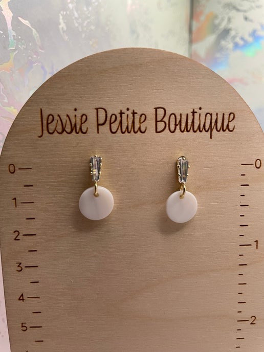 Dainty Shell Stud Earrings