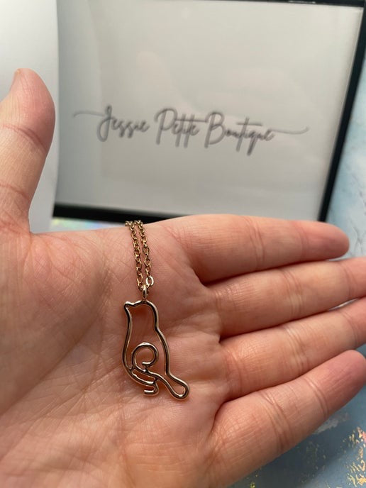 Collier oiseau en or rose | 20'' sans nickel et acier inoxydable