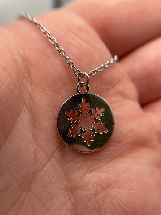 Ensemble flocon de neige argentée 18''