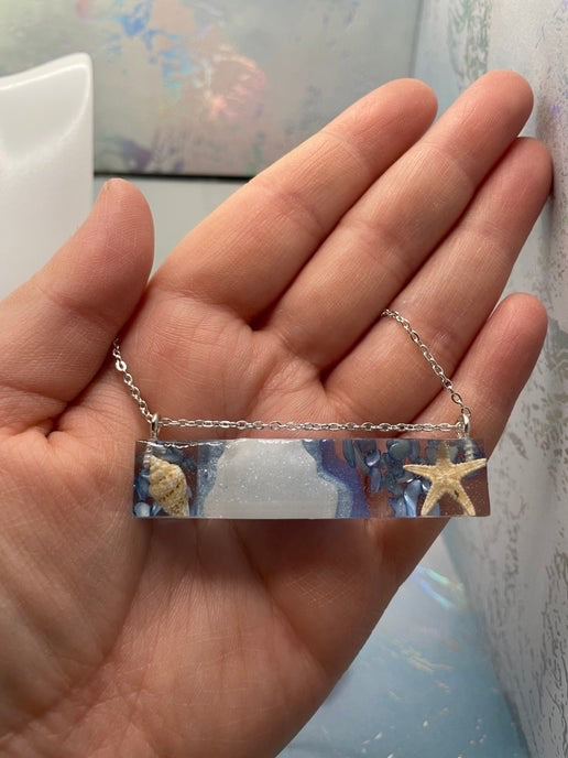 Glow In The Dark:Ocean In A Rectangle- Nickel Free+Stainless Steel