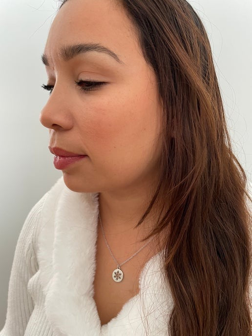 Ensemble flocon de neige argentée 18''