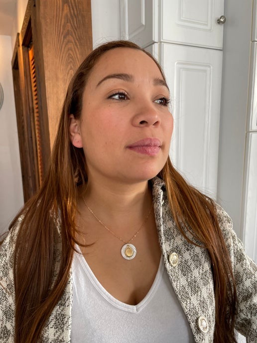 Gold Clam On Shell 21'' Gold Chain-Nickel Free