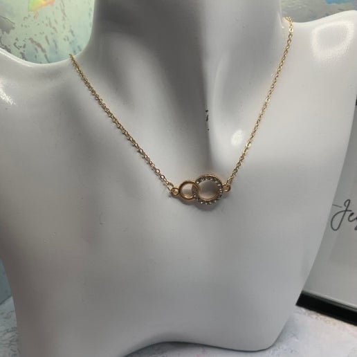 rose gold inter-circle 19'' NICKEL FREE