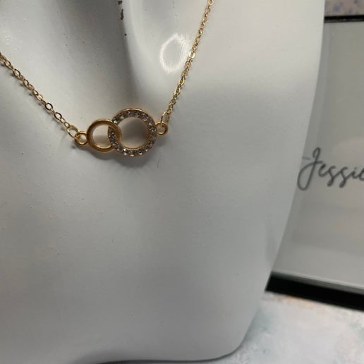 rose gold inter-circle 19'' NICKEL FREE