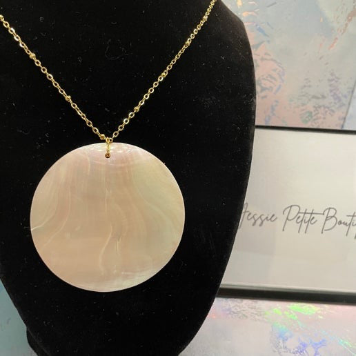 6.2 cm Shell Necklace - Stainless Steel