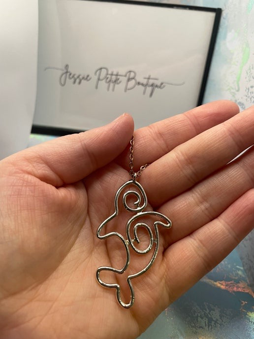 Collier Grosse Baleine - 27'' - Acier Inoxydable+Sans Nickel