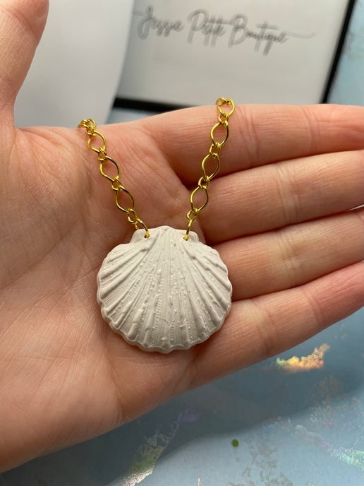 White Clay Shell SET