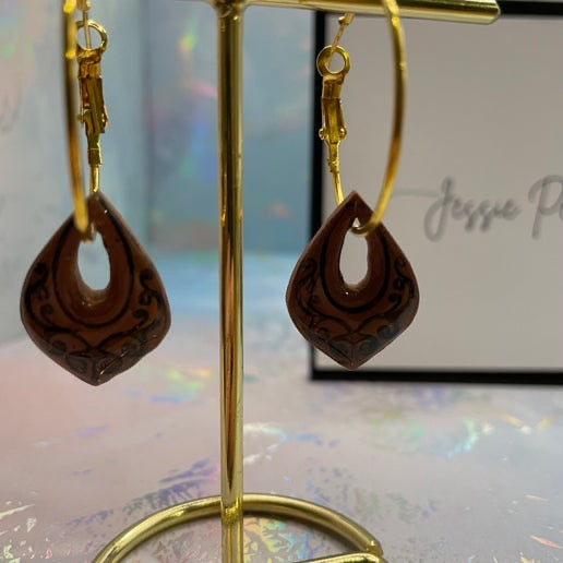 Anneaux avec goutte marocaine