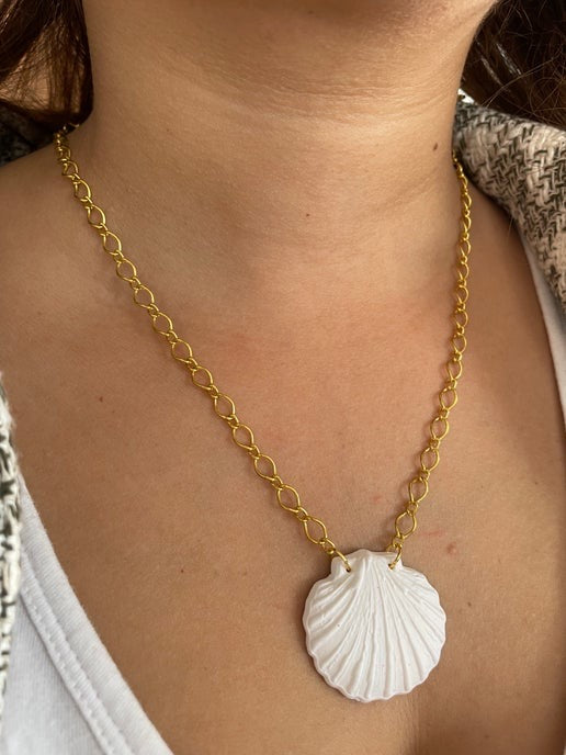 White Clay Shell SET