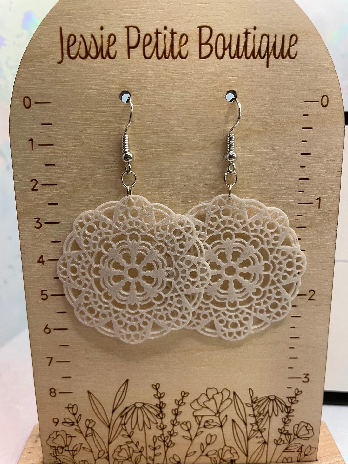 Small Clay Mandala Earrings
