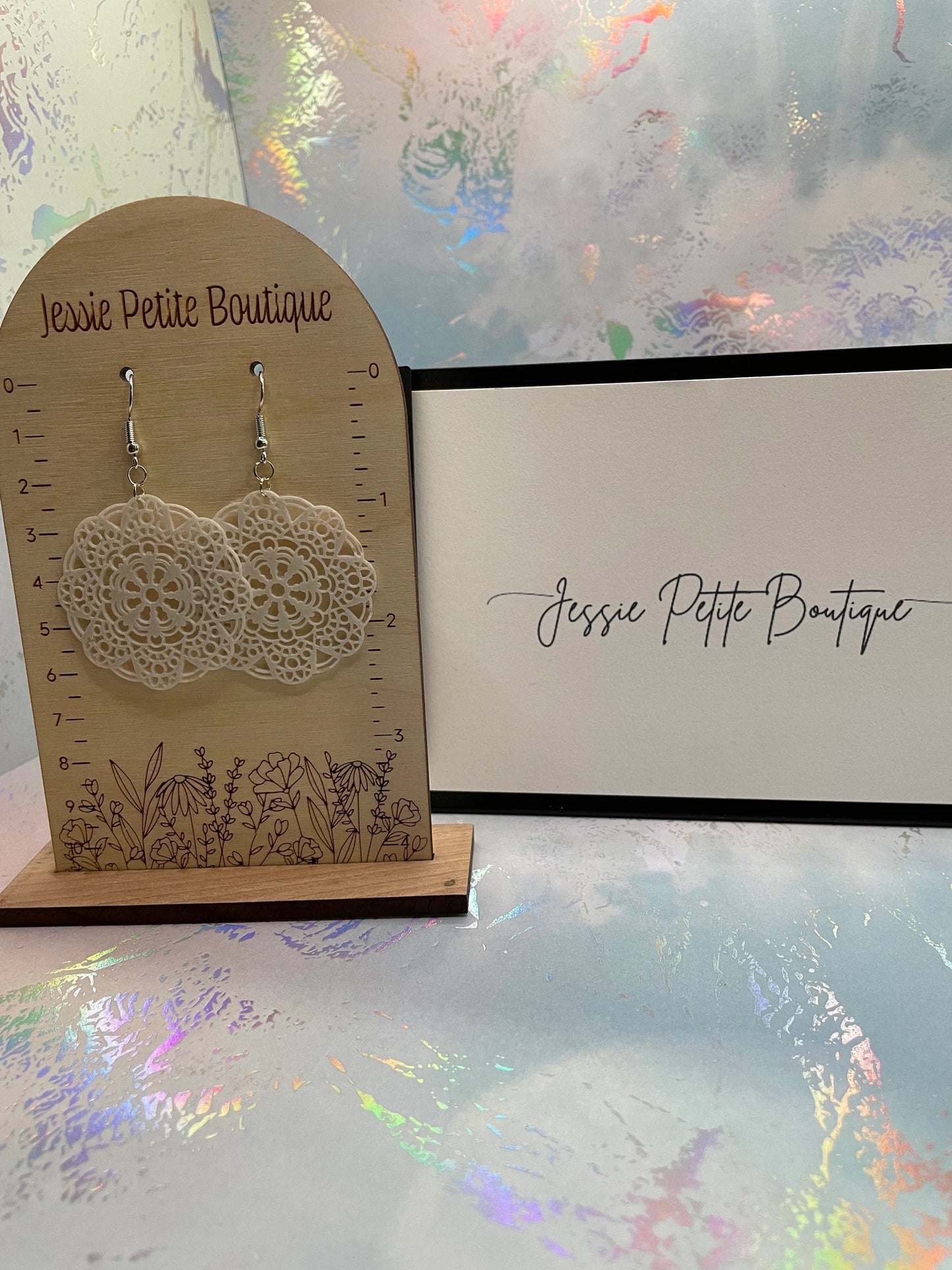 Small Clay Mandala Earrings
