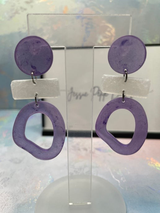 Angel: boucle d'oreilles plastique/hypoallergéniques