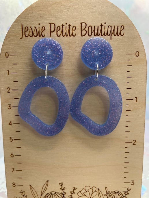 petites boucles d'oreilles angele -Plastique/Hypoallergéniques 