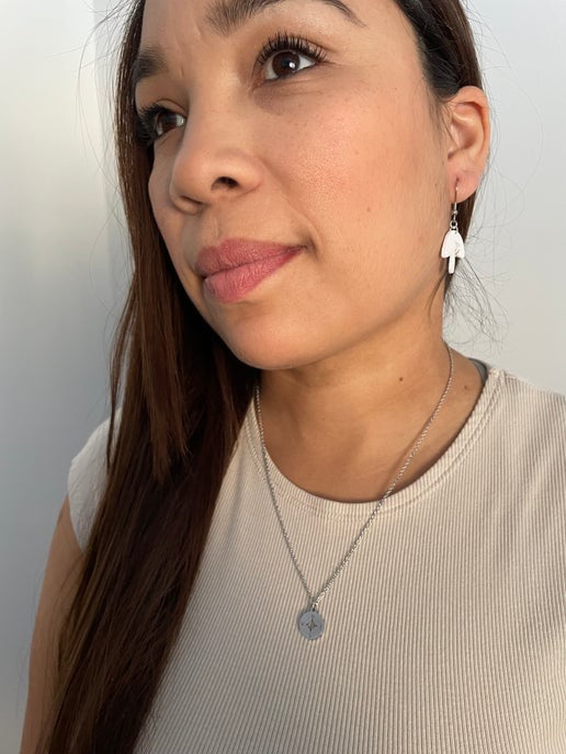 Collier Pendentif Boussole – 18'' Sans Nickel + Acier Inoxydable