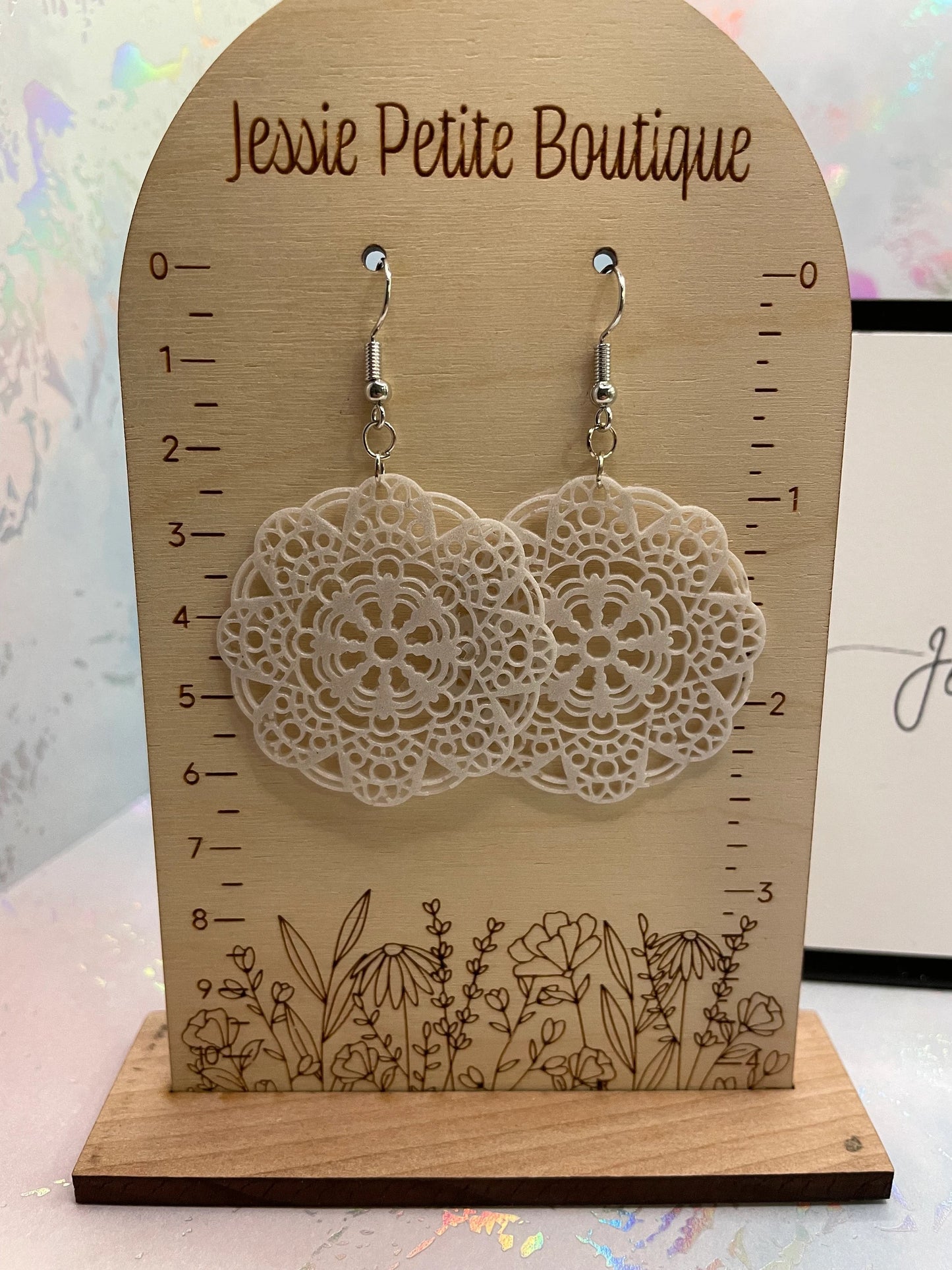 Small Clay Mandala Earrings
