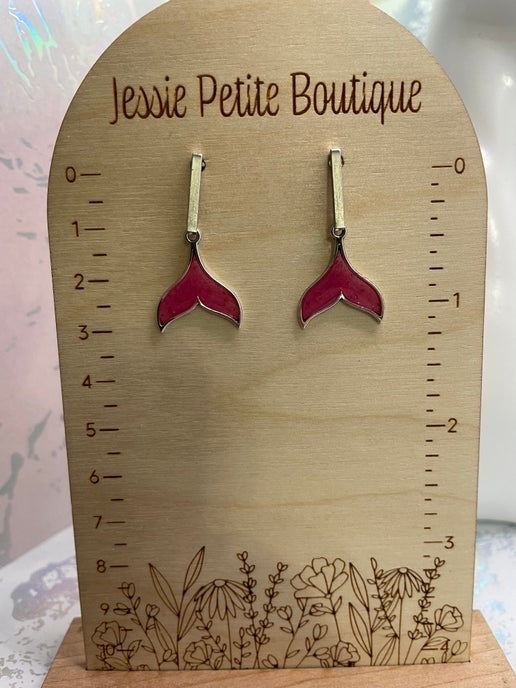 Sparkly Pink Mermaid Tail Set -Stainless Steel