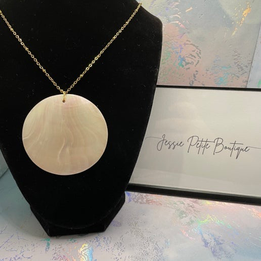 6.2 cm Shell Necklace - Stainless Steel