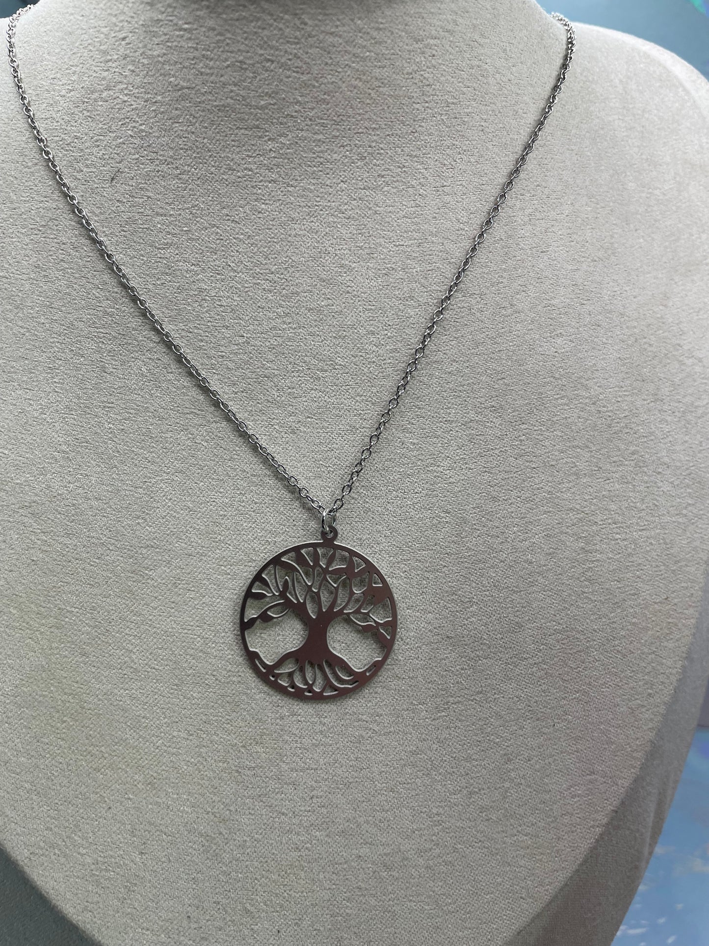 Ensemble Arbre de Vie argenté