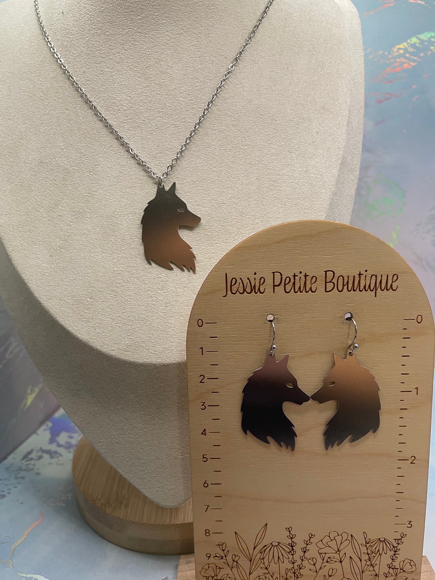 Ensemble Loup en Acier Inoxydable