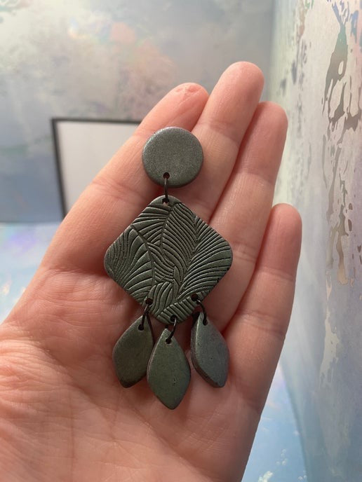 Boucles d'oreilles scale - Sans Nickel